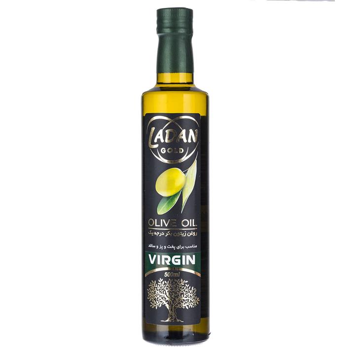 روغن زیتون بکر لادن طلایی مقدار 500 میلی لیتر Gold Ladan Virgin Olive Oil 500ml